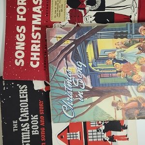 Vintage Christmas Caroling Booklets